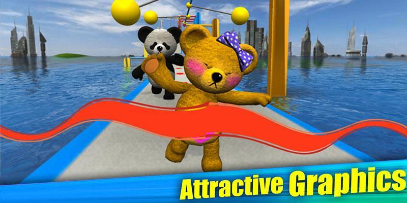 Teddy Fun Run - New Water Park Game 2019