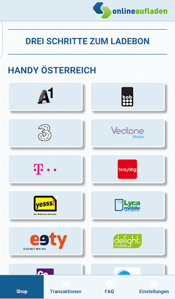 onlineaufladen
