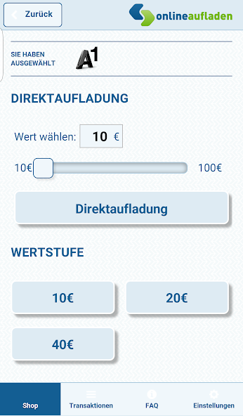 onlineaufladen