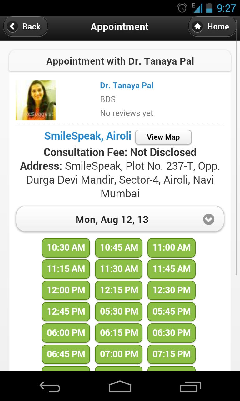 Dr Tanaya Pal Appointments