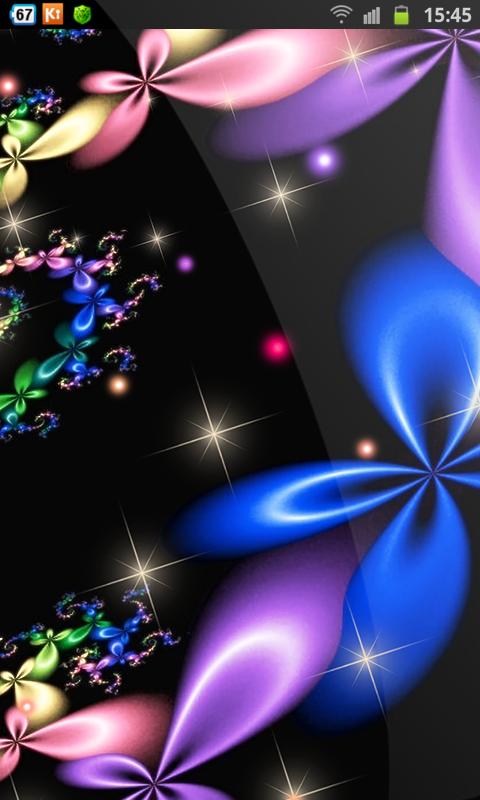 Flower Flow Neon LWP HD