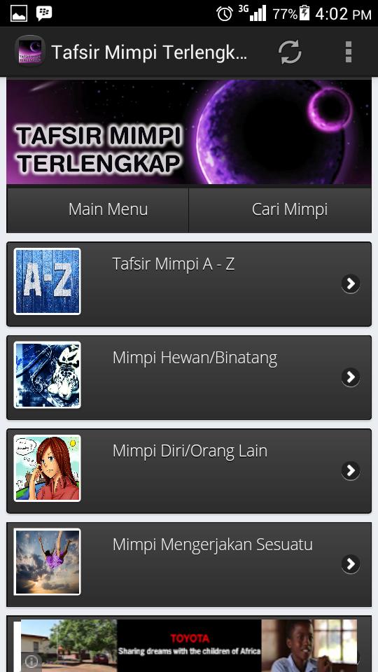 Tafsir Mimpi Terlengkap 2017