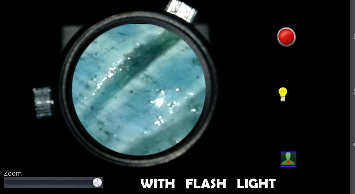 Microscope simulation