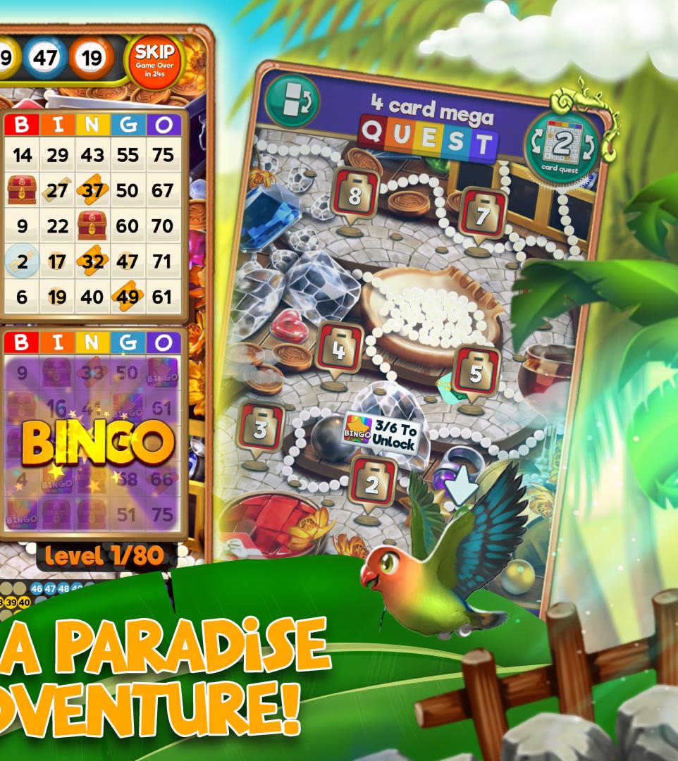 Bingo Treasure Quest - Island Riches