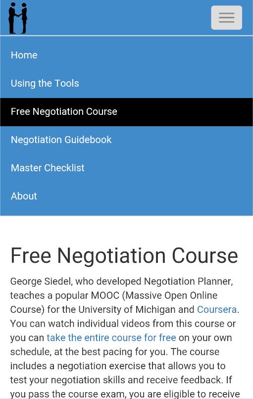 Negotiation Planner