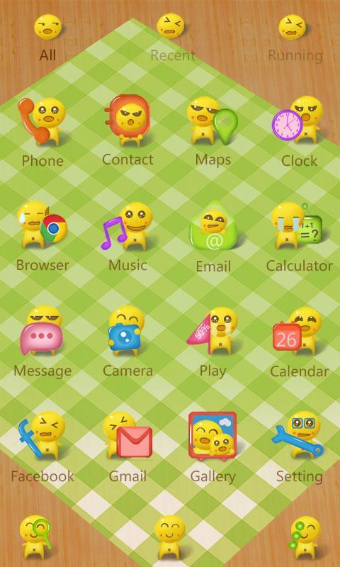 Dumpling guy GO Launcher Theme
