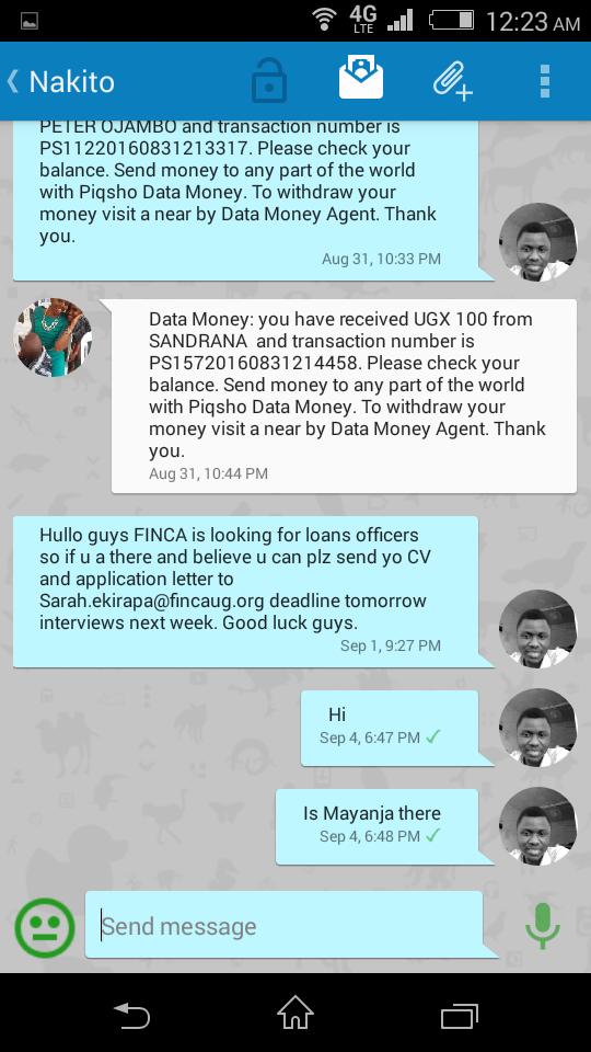 Piqsho messenger