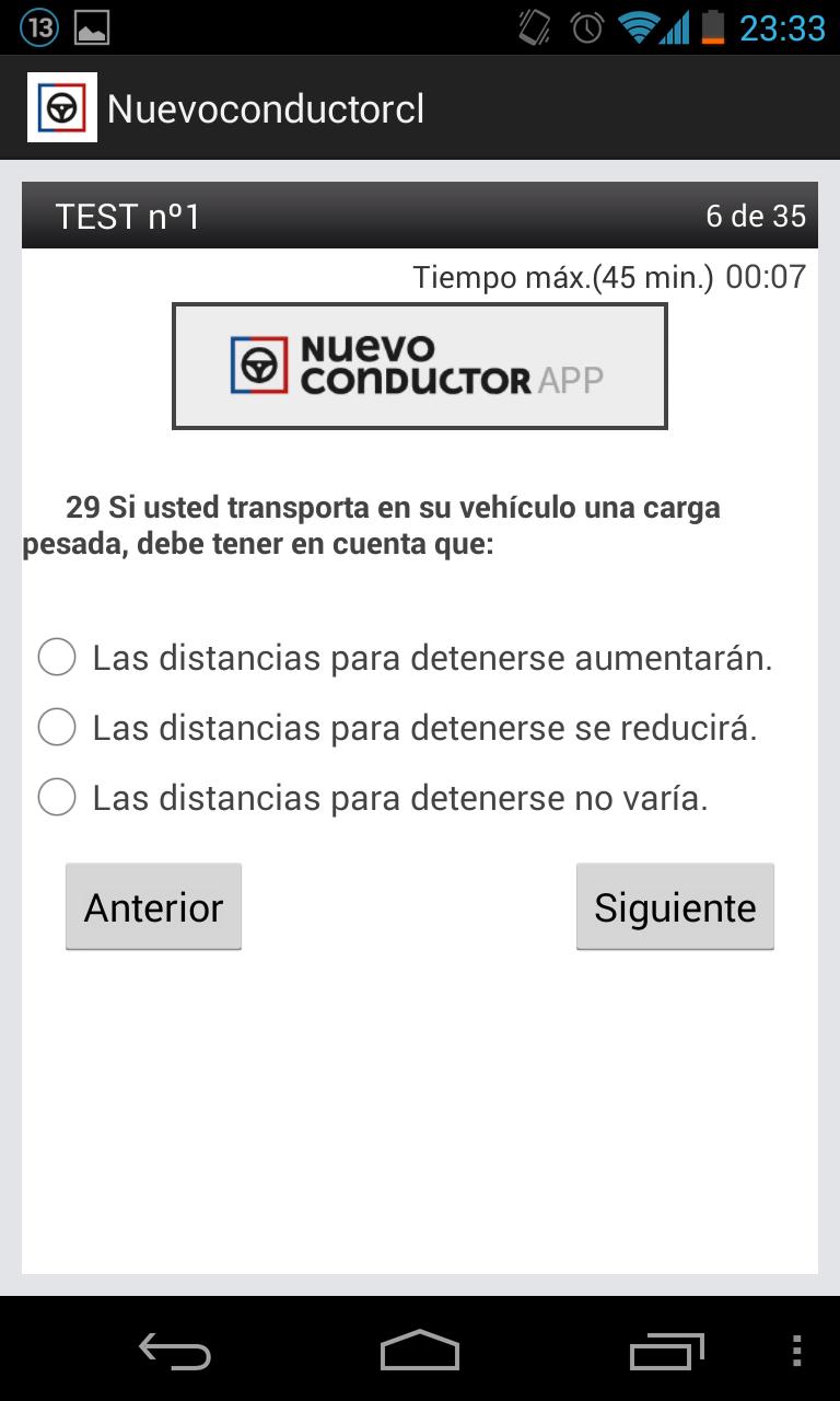 Nuevo Conductor