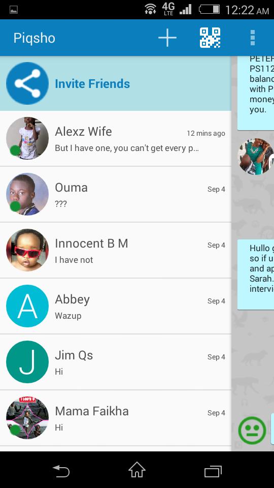 Piqsho messenger
