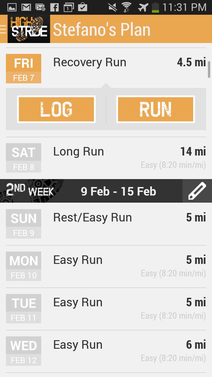HighStride Run