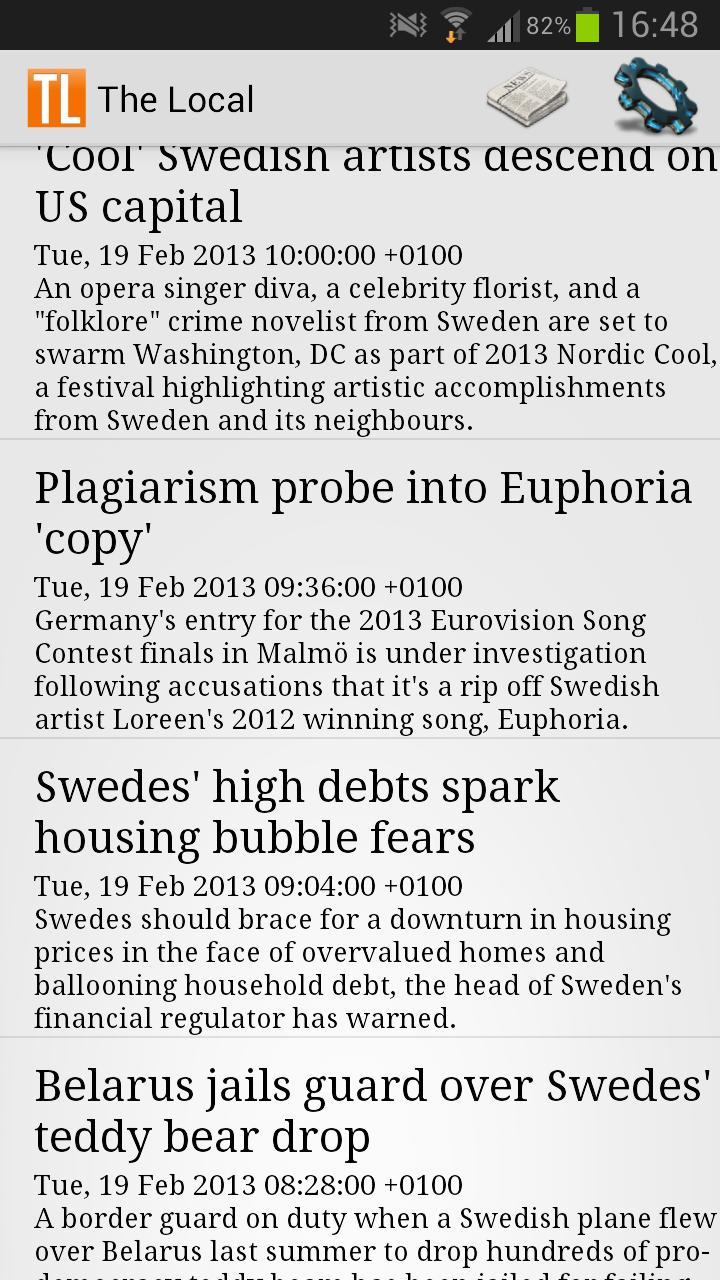 The Local - News Reader