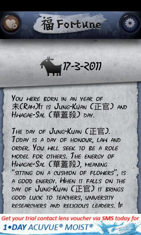 Oriental Fortune Teller