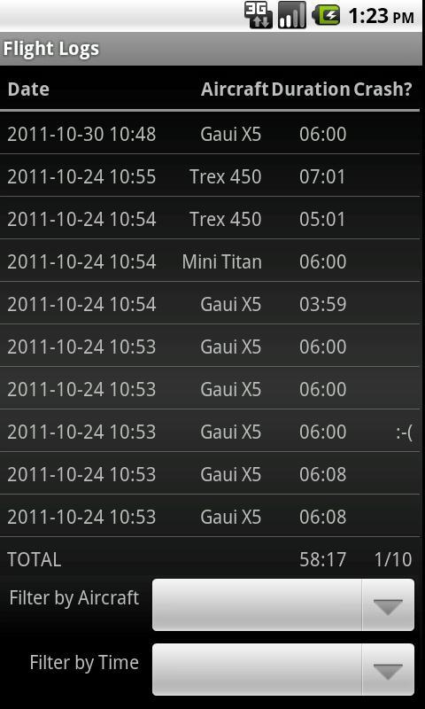 RC Flight Timer and Logger