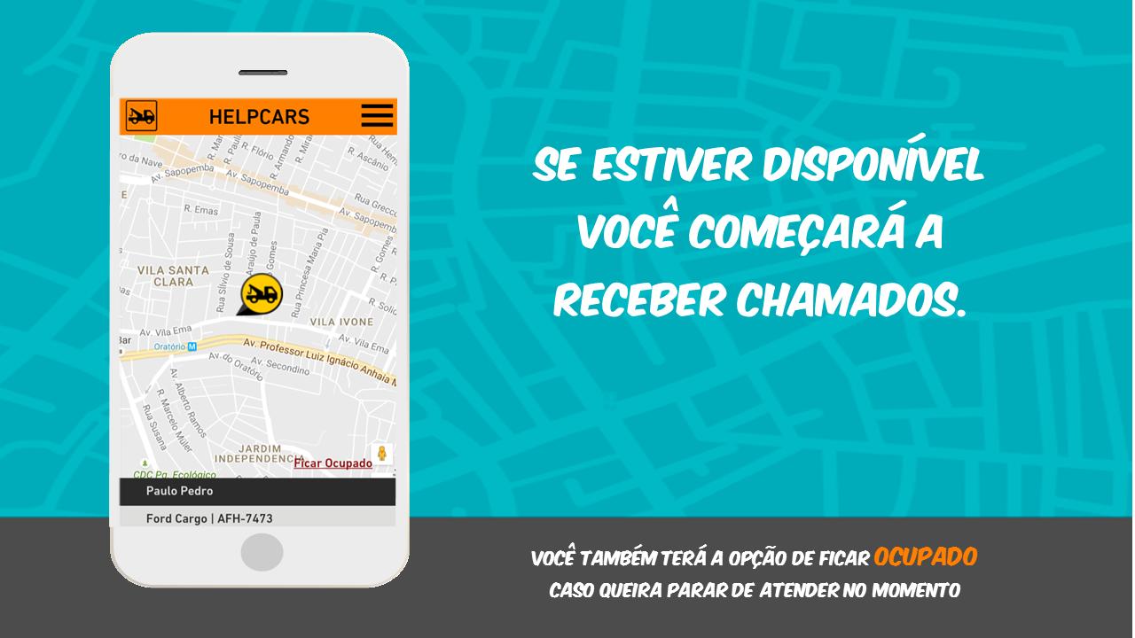 Guincho app para Socorristas