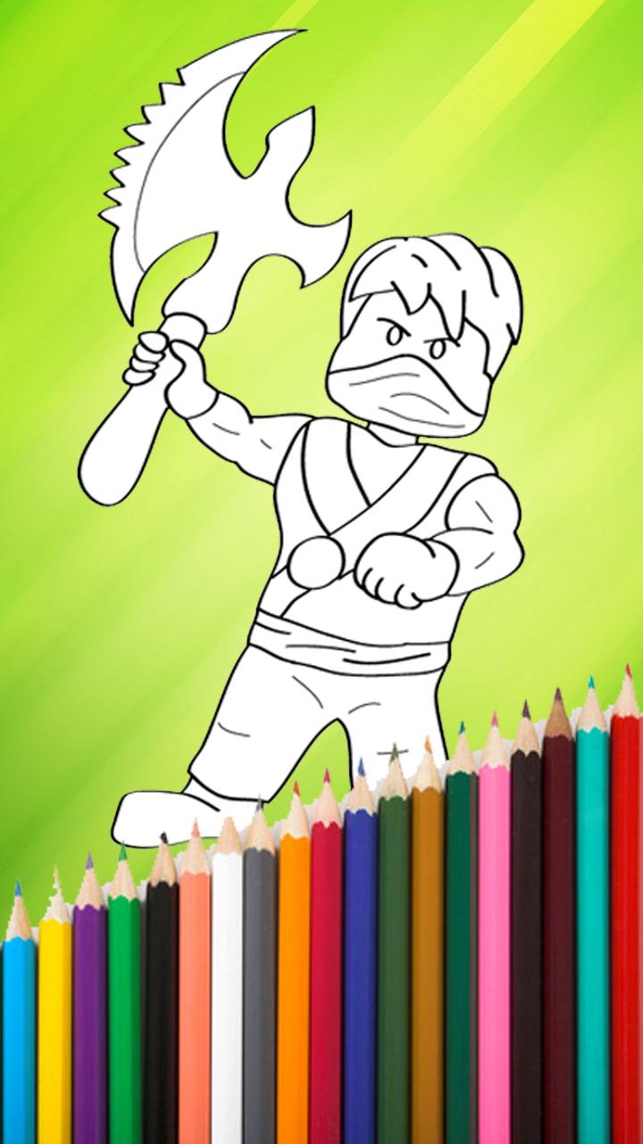 SuperHero Coloring Game Ninja