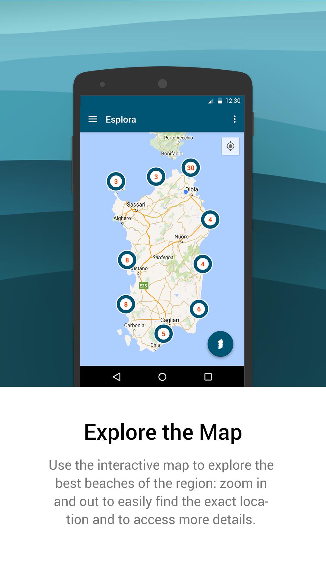 Best beaches Sardinia with map