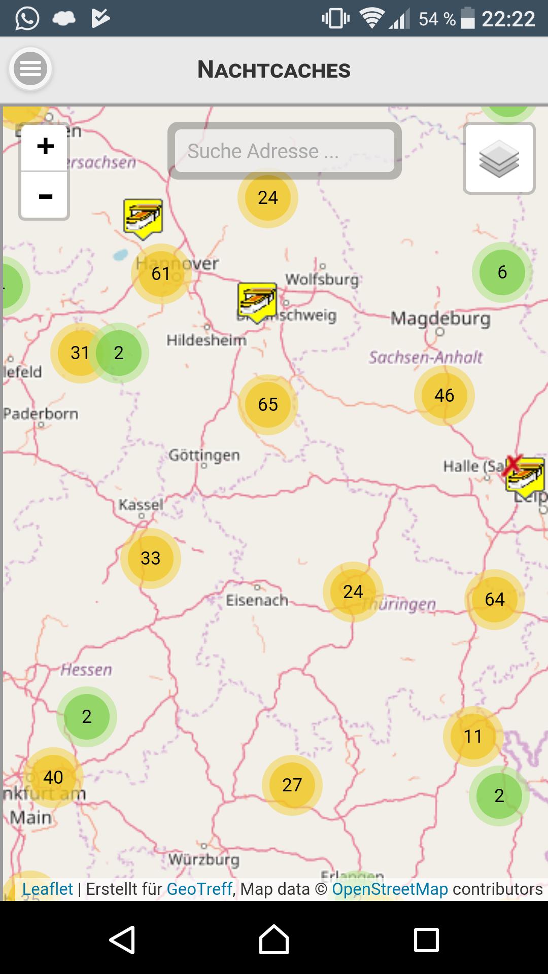 Geocaching Nachtcaches