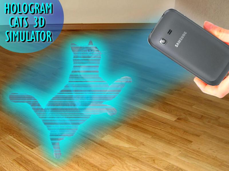 Cats 3D Hologram Simulator