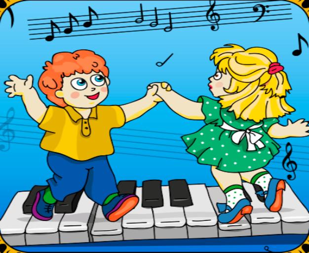Baby piano. Free game