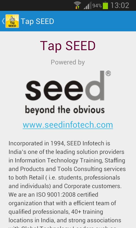 Tap SEED