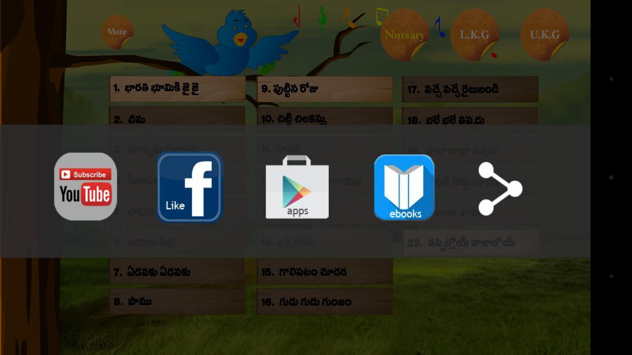 Telugu Rhymes:Nursery,LKG,UKG