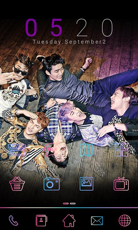 2PM GoCrazy LINELauncher Theme