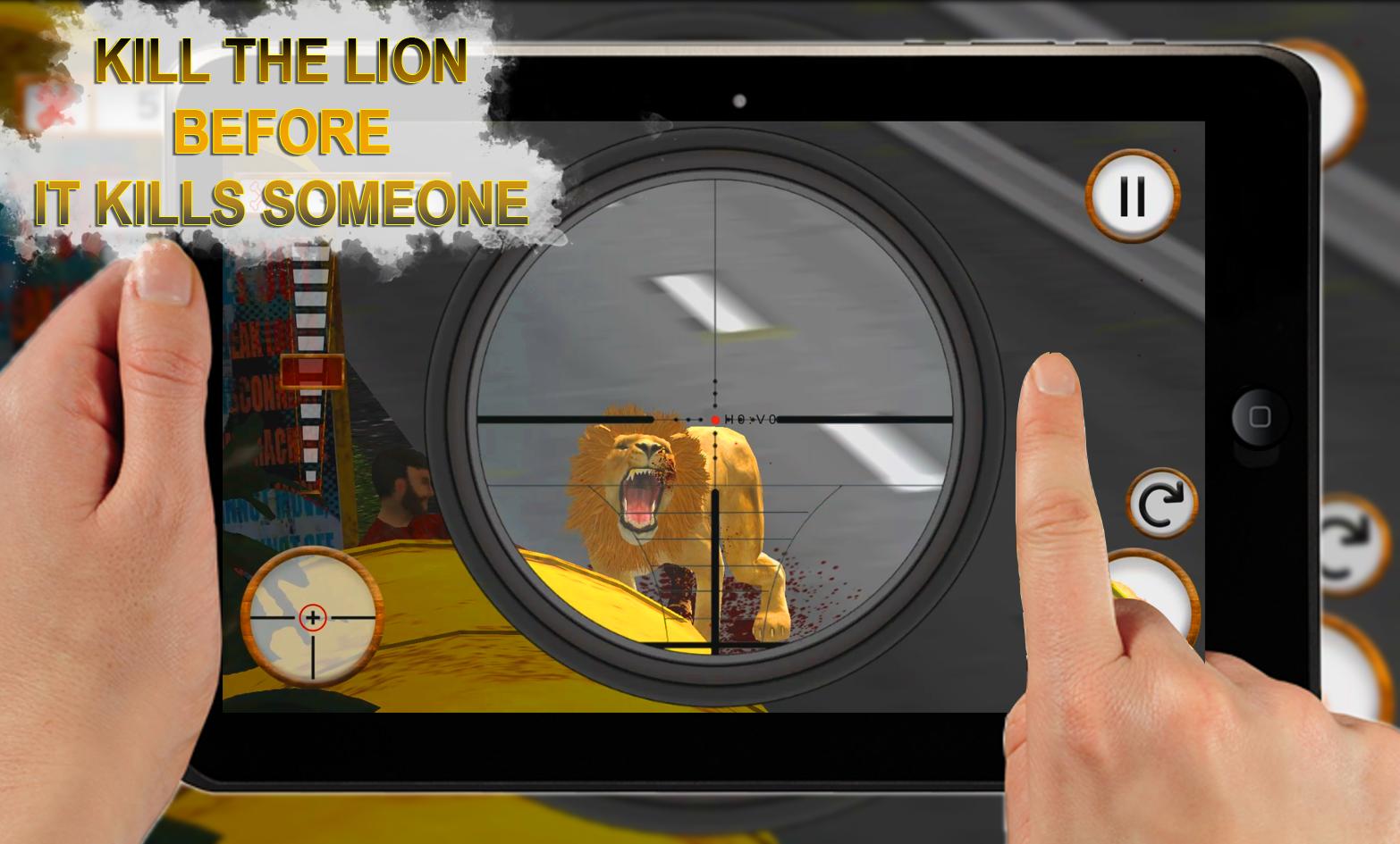 Angry Lion Hunter Simulator