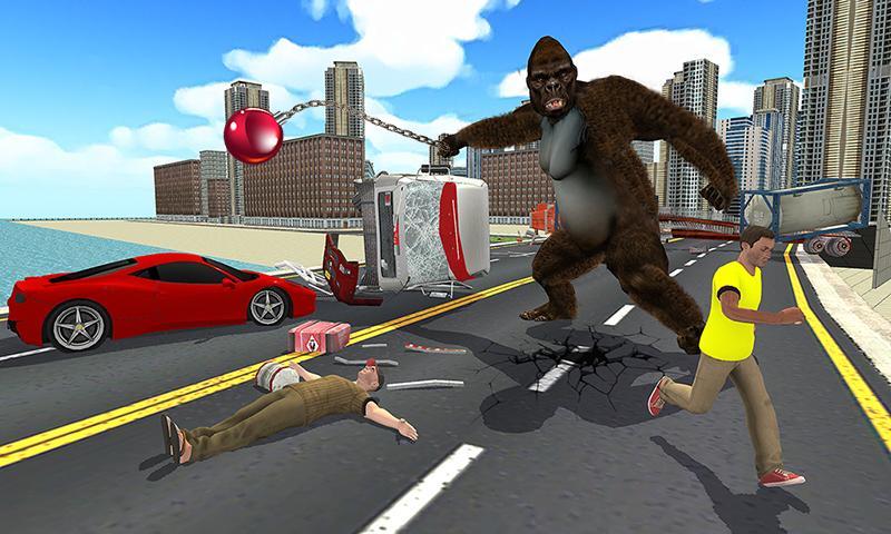 Angry Gorilla Kong Attack - City Rampage 2019