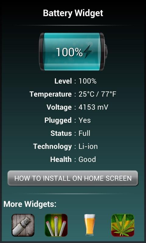 Battery Widget HD