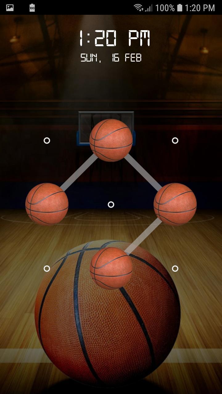 Basketball Screen Lock Pattern