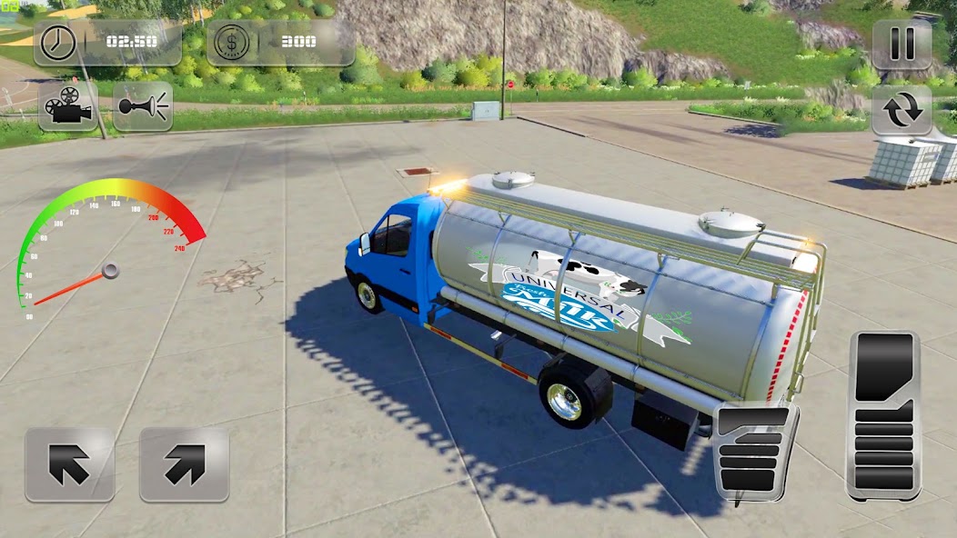 Milk Van Cow Milk Delivery Sim