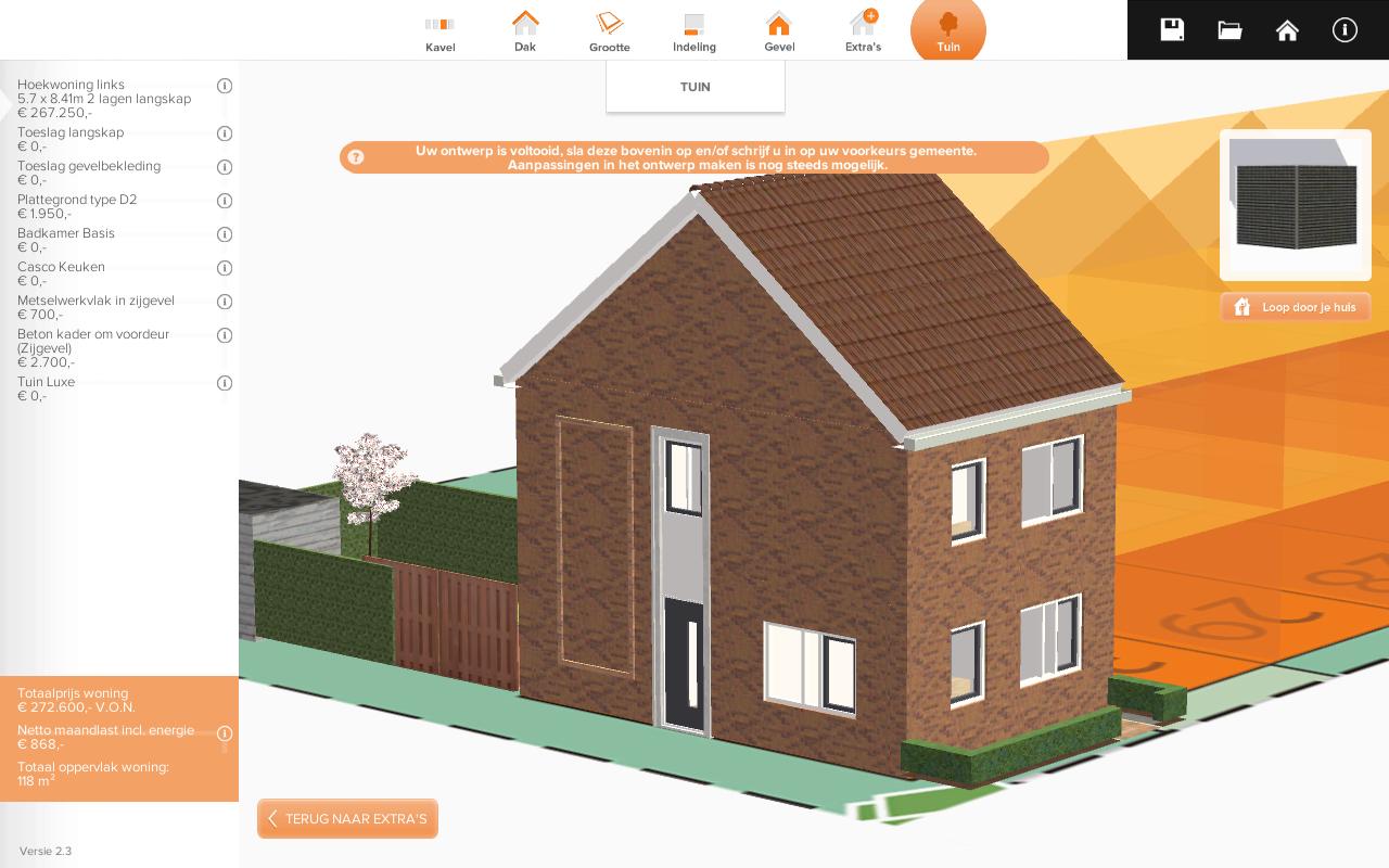 MyOwnHome woningconfigurator