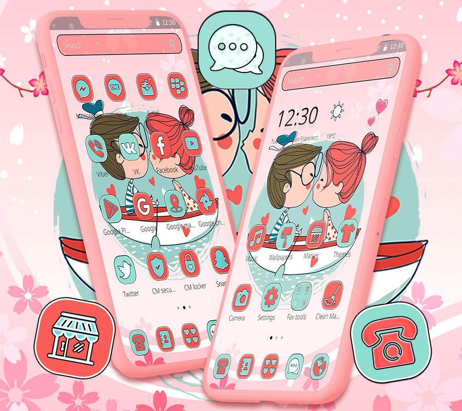 Cute Romantic Couple Theme