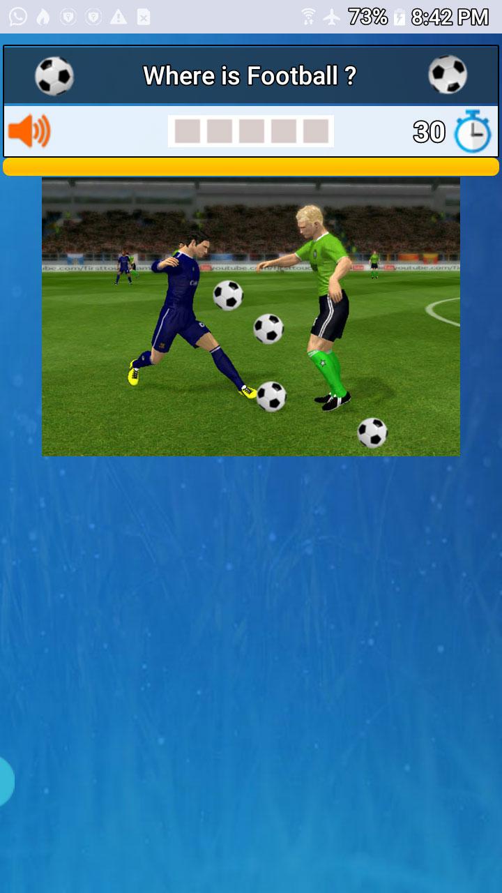 Where is the  football