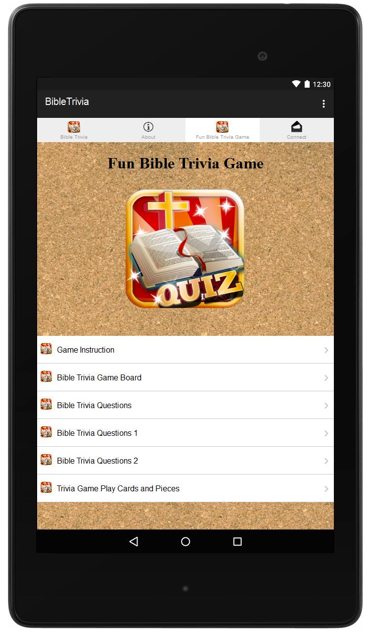 Bible Trivia Game Free