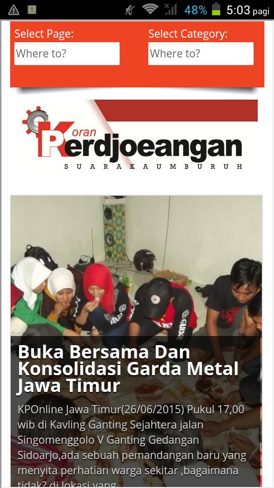 Koran Perdjoeangan