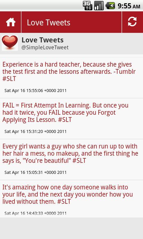 Love Tweets
