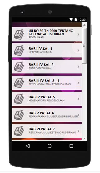 UU KETENAGALISTRIKAN