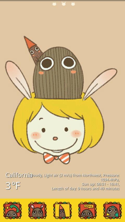 CookiePlanet GO Launcher Theme