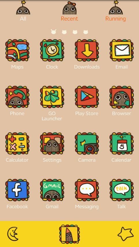 CookiePlanet GO Launcher Theme
