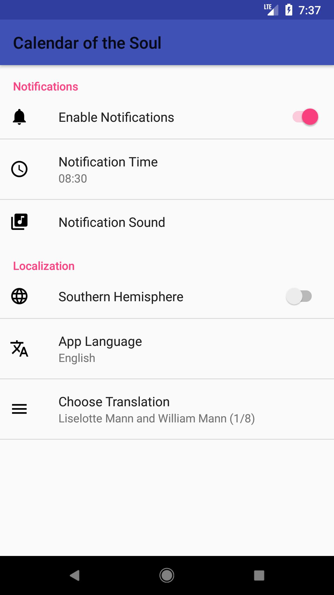 Calendar of the Soul