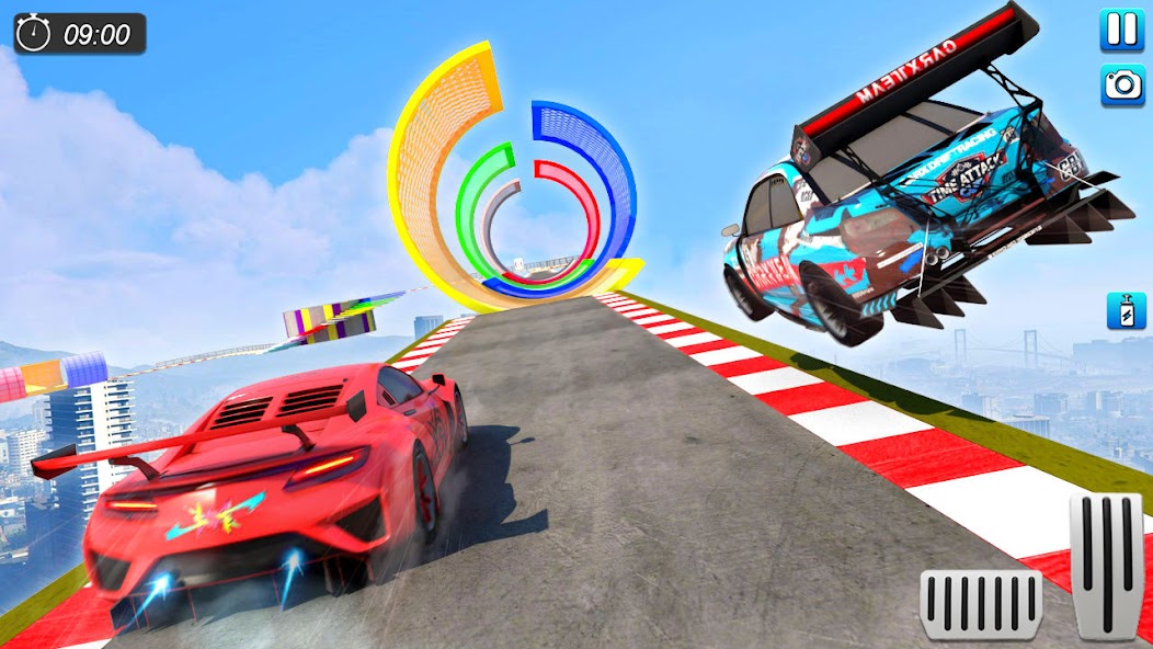 Mega Ramp Car Stunt Offline 3D