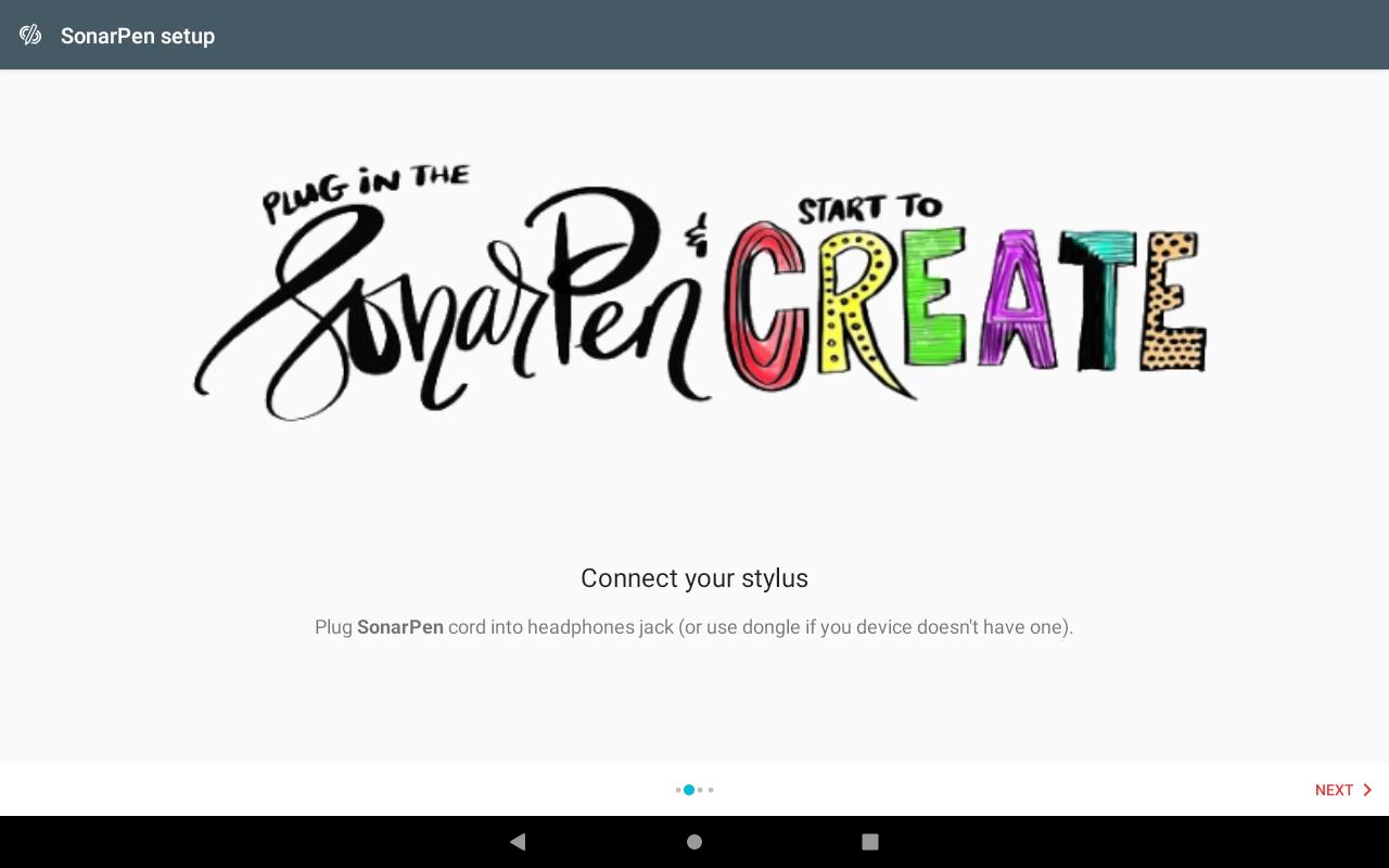 SonarPen stylus driver for ArtFlow