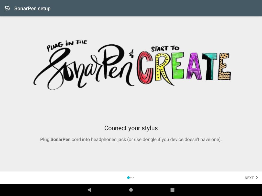 SonarPen stylus driver for ArtFlow