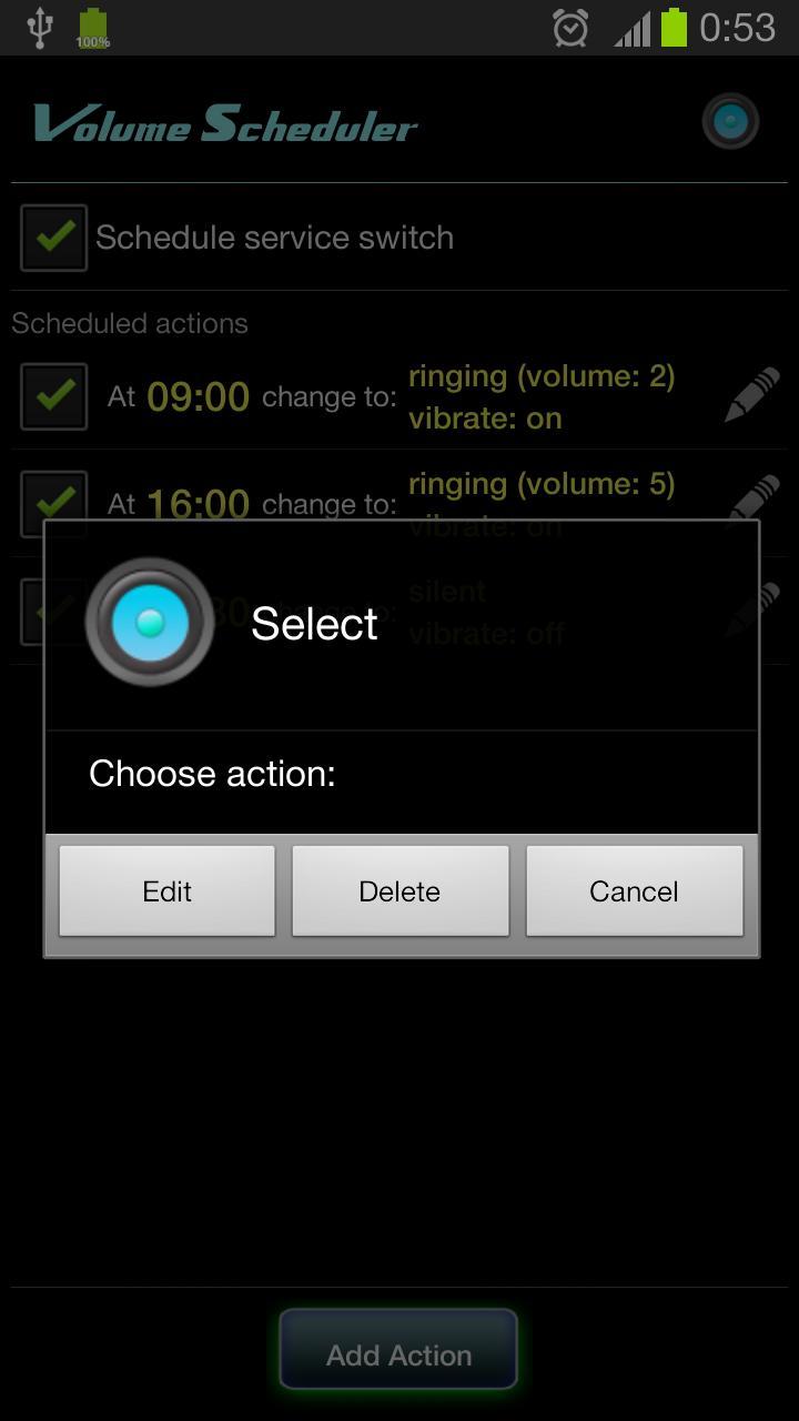 Volume Scheduler