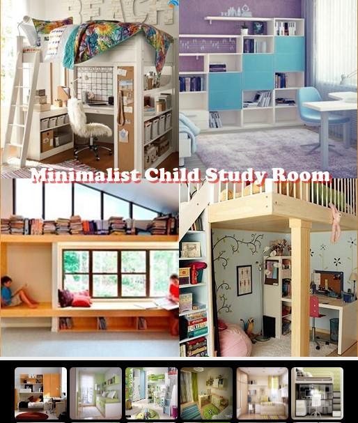 Minimalist Child Study Room