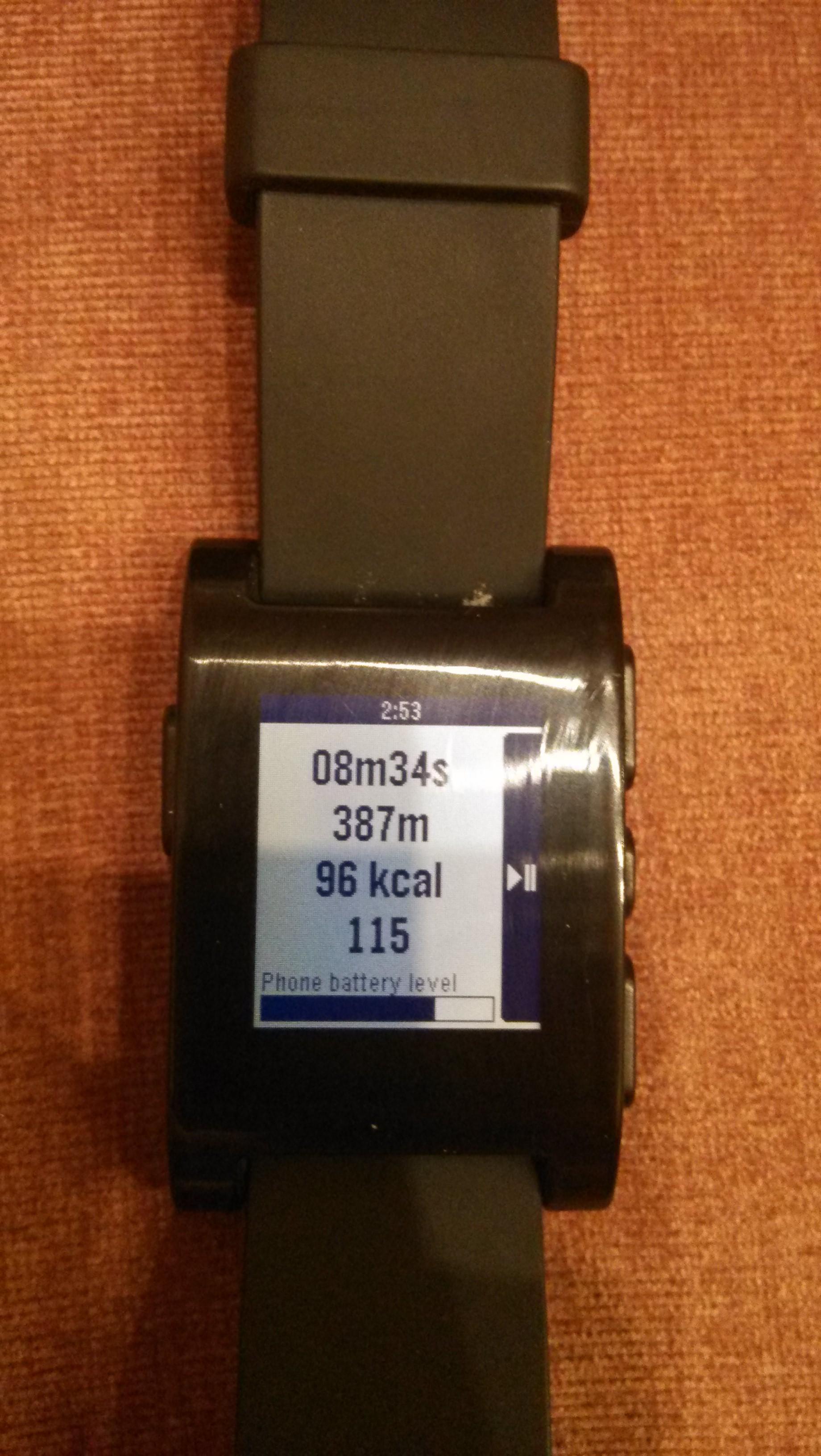 Pebble Endomondo (Unofficial)