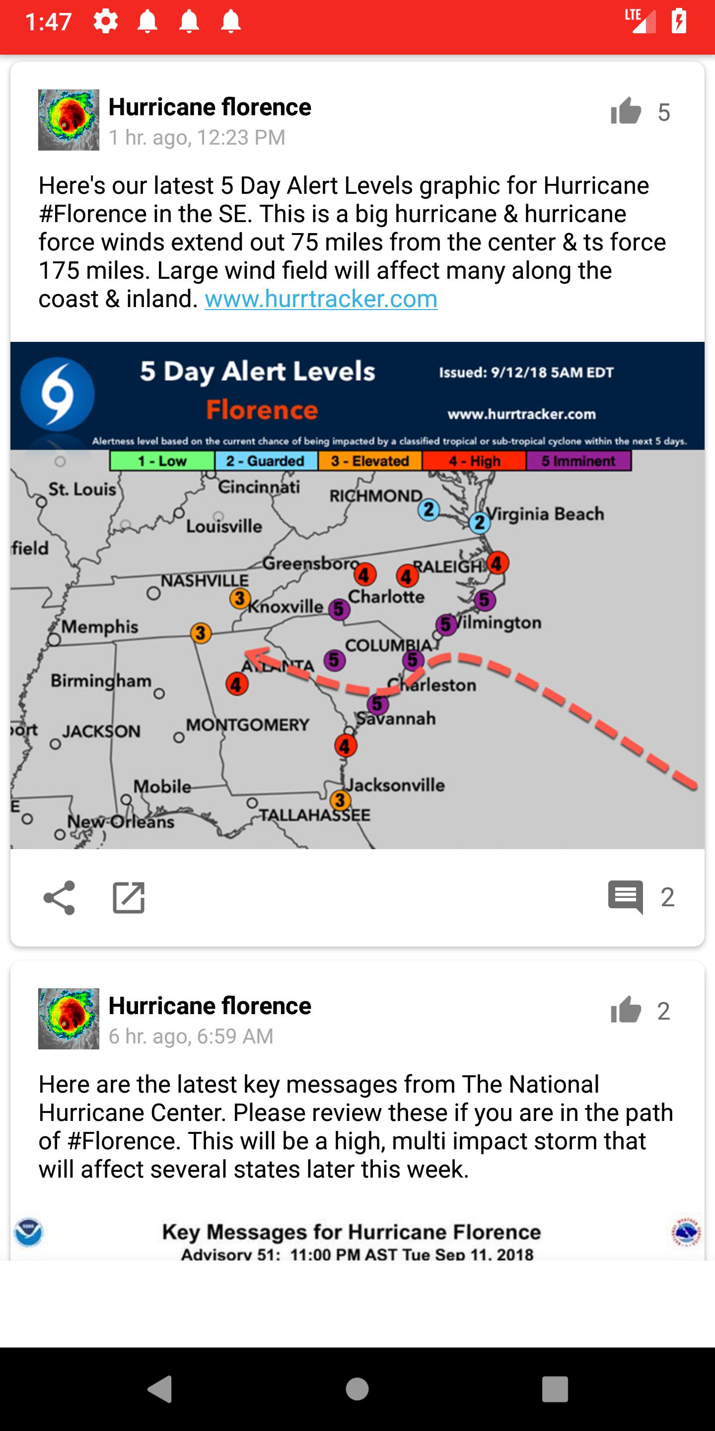 Florence Hurricane