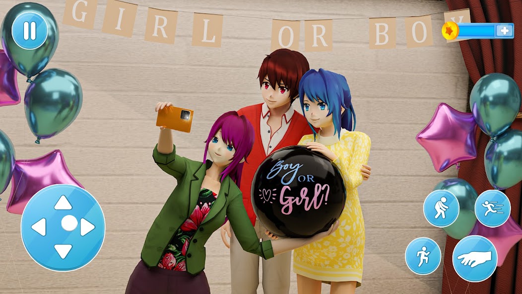 Pregnant Mommy Anime Girl Game