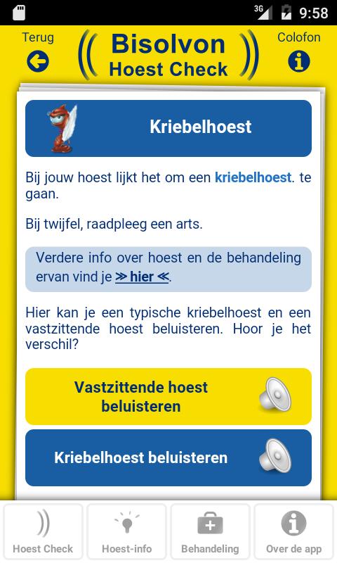 Bisolvon Hoest Check